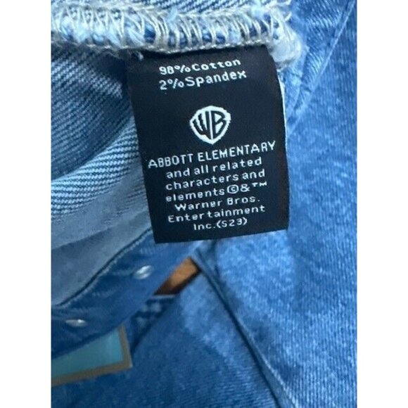 Abbott Elementary Volume 1 Teachers Edition Denim Jean Jacket 2X Plus Size NWT - Picture 16 of 16